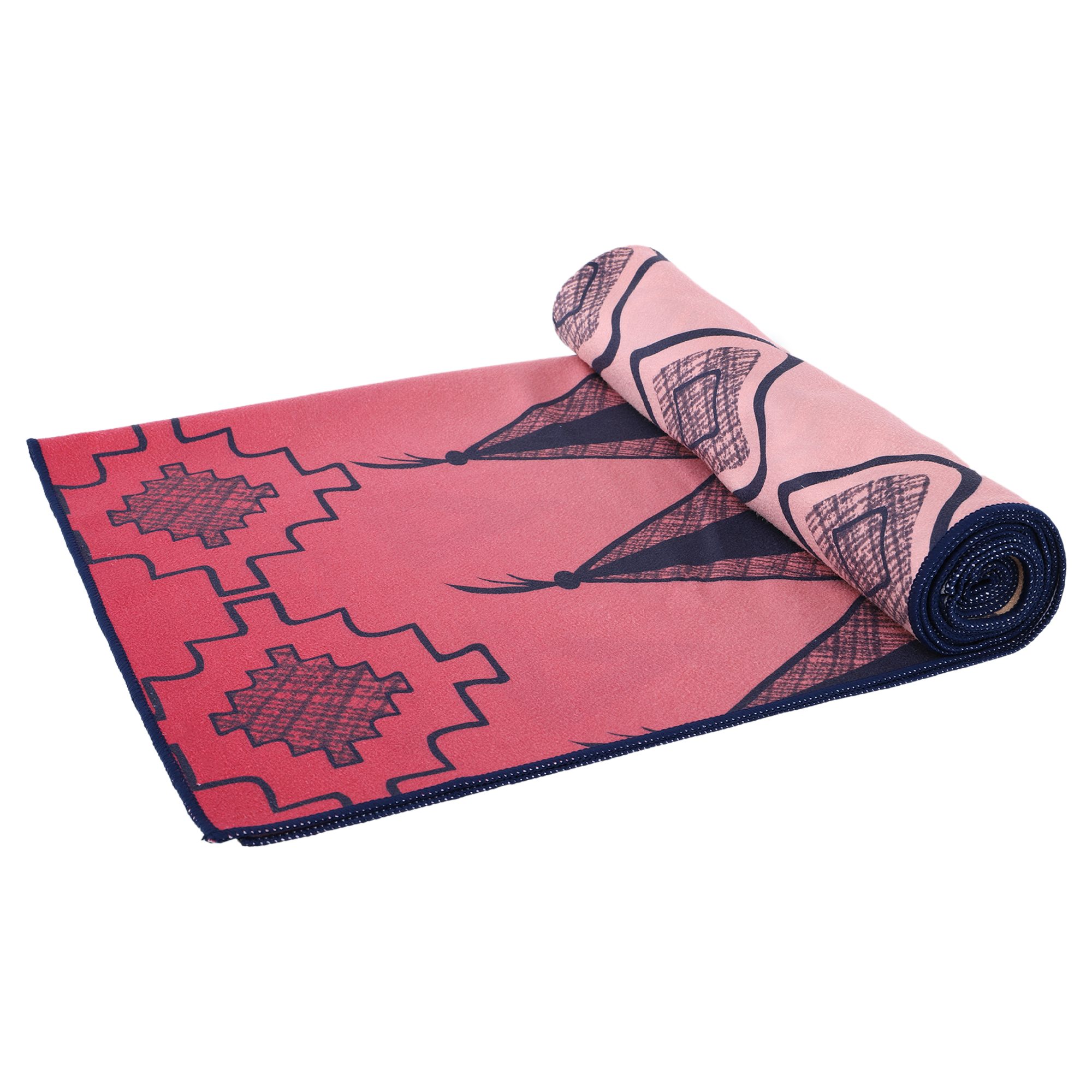 Tapis de yoga antidérapant en microfibre
